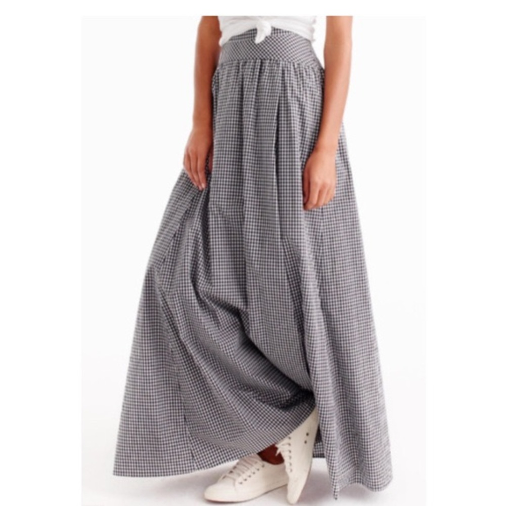 J. Crew Gingham Ball Skirt - Brand New with Tags